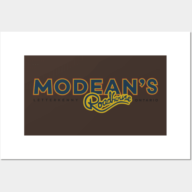 Modean's Roadhouse Wall Art by MindsparkCreative